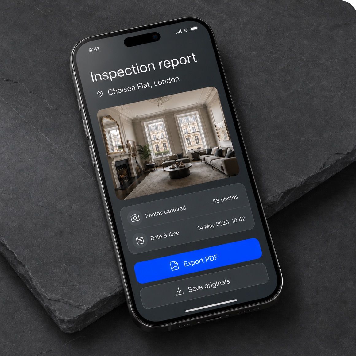 Verdkt inspection report ready to export as a PDF